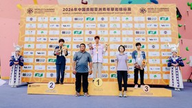 Ardana Cikal Raih Emas Boulder U17 Asia Youth Championship Guiyang
