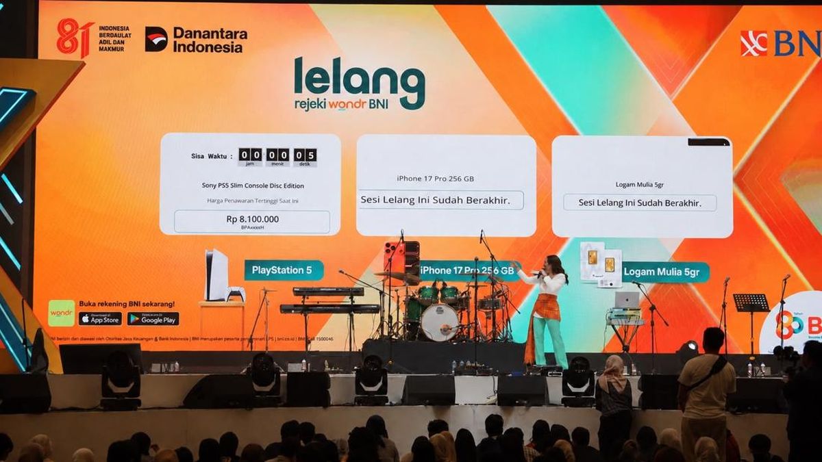 Gratis Masuk BNI wondrX, Bisa Ikut Lelang rejeki wondr BNI Setiap Hari