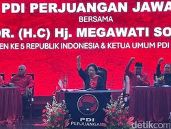 Megawati Beri Wejangan ke Kader PDIP Jatim di Surabaya