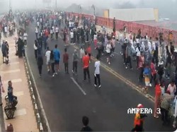 Warga Keluhkan Asap Karhutla Saat CFD di Palembang