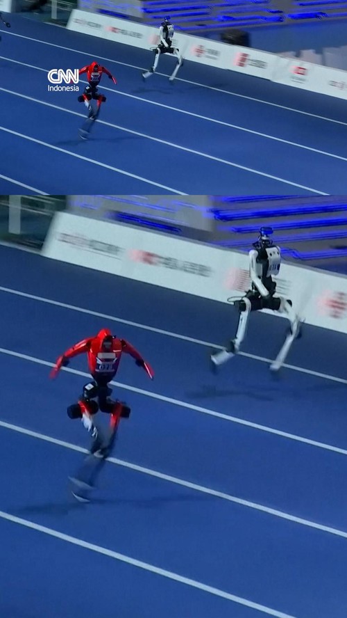 Robot Humanoid Kalahkan Rekor 100 Meter Usain Bolt