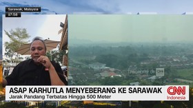 Asap Karhutla Menyeberang ke Sarawak