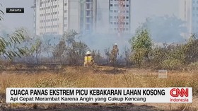 Cuaca Panas Ekstrem Picu Kebakaran Lahan Kosong