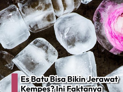 Es Batu Bisa Bikin Jerawat Kempes? Ini Faktanya