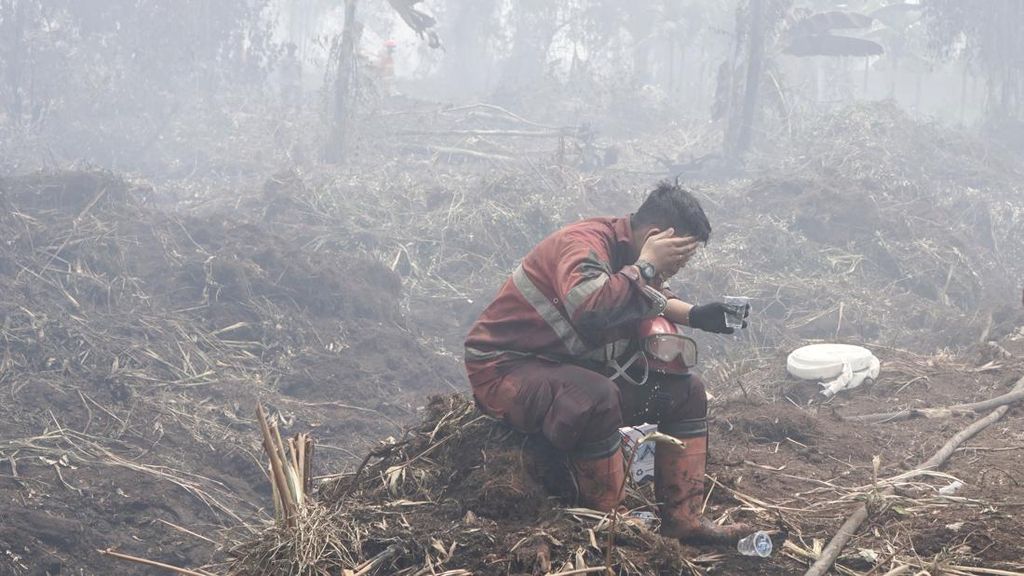 28 Ribu Jiwa Terdampak ISPA Sepanjang Karhutla di Riau Tahun Ini
