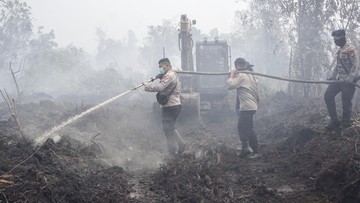Polisi Tangkap Pasutri Diduga Pembakar Lahan di Samarinda Kaltim