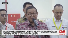 Prabowo Akan Resmikan LRT Rute Kelapa Gading-Manggarai