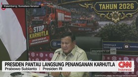 Presiden Pantau Langsung Penanganan Karhutla