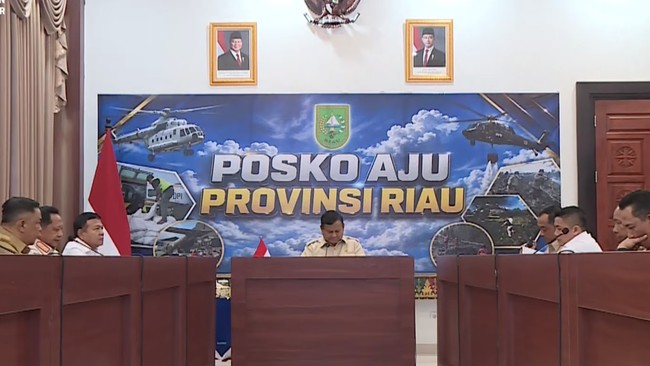 Presiden Prabowo Tiba di Pekanbaru, Turun Langsung Tangani Karhutla, 24 Agustus 2026