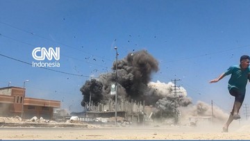 Detik-detik Serangan Israel Bombardir Zawayda, Gaza