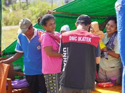 KKN Tanggap Bencana Unhas Layani 64 Warga dan 13 Anak Korban Gempa NTT
