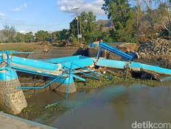 Dam Pacar di Tulungagung Jebol, Ratusan Hektare Sawah Terdampak