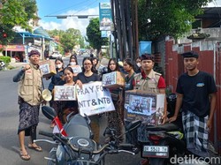 Pemuda Karangasem Galang Dana untuk NTB dan NTT