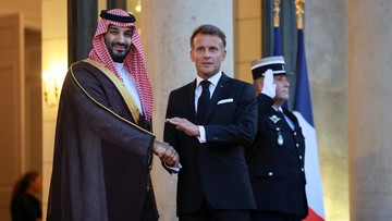 MbS Temui Macron di Paris, 4 Kesepakatan Kerja Sama Ditandatangani