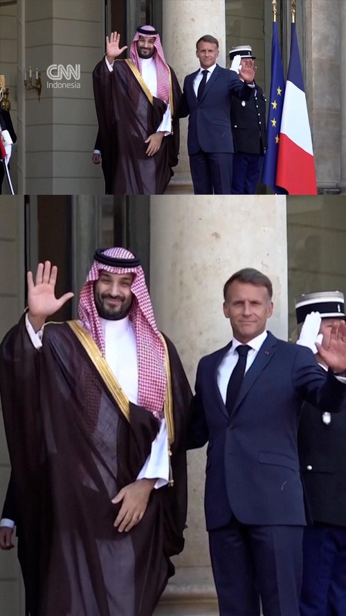Momen Mbs Temui Macron di Paris, Tandatangani 4 Kesepakatan Kerja Sama