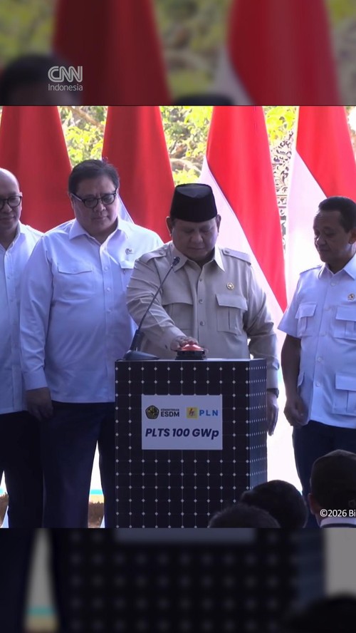 Momen Prabowo Resmikan PLTS Berkapasitas 100GWp di Bali