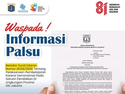 Disdik DKI: Edaran PJJ karena Demontsrasi Hoax!