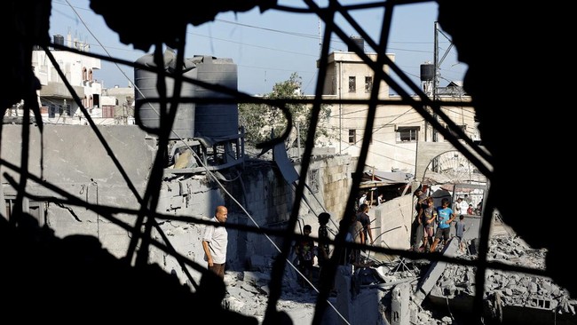 Israel Hancurkan Masjid Bersejarah di Gaza