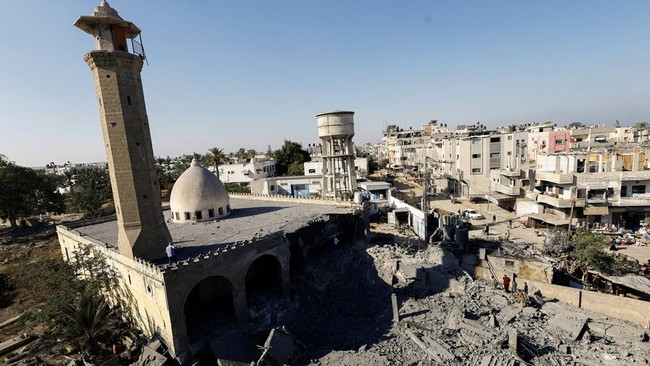 Israel Hancurkan Masjid Bersejarah di Gaza