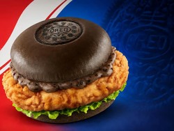 KFC Bikin Burger Oreo, Ada Ayam Goreng hingga Remahan Biskuit!
