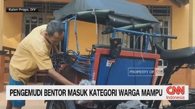 Pengemudi Bentor Masuk Kategori Warga Mampu