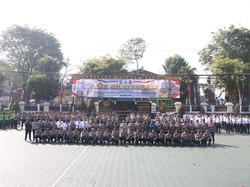 Polres Malang Gelar Apel Kamtibmas, Perkuat Pengamanan Wilayah