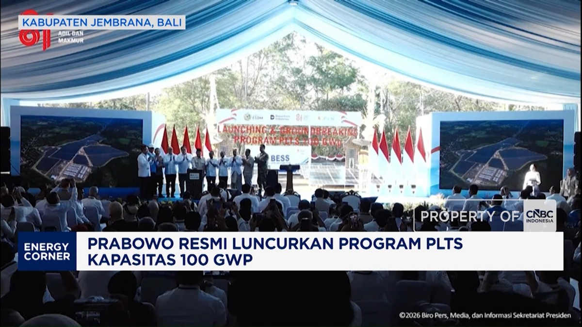 Video: Prabowo Resmi Luncurkan Program PLTS Kapasitas 100 GWp