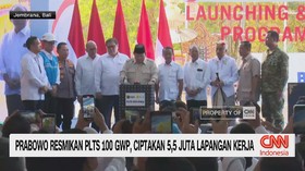Prabowo Resmikan PLTS 100 GWP, Ciptakan 5,5 Juta Lapangan Kerja
