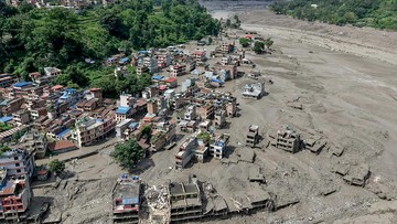 Banjir Bandang China-Nepal, Korban Tewas Bertambah Jadi 95 Orang