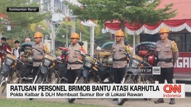 Ratusan Personel Brimob Bantu Atasi Karhutla