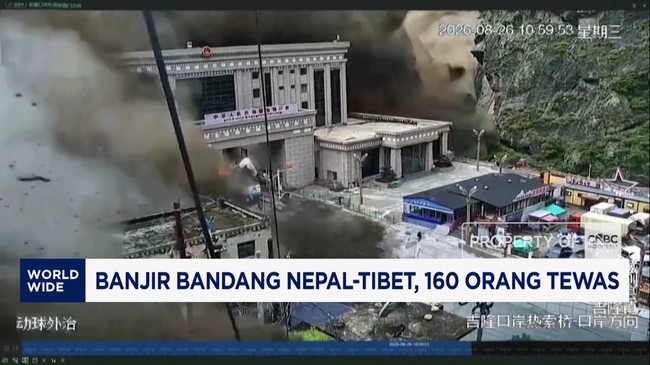 Video: Banjir Bandang Nepal-Tibet, 160 Orang Tewas