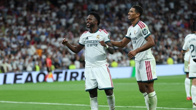 Vinicius Junior sumbang satu gol saat Real Madrid tumpas Real Sociedad di Liga Spanyol.