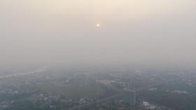 Kabut Asap Selimuti Palembang Dampak Karhutla