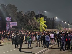 Video Polisi Sebut Kelompok Perusuh Muncul Usai Aksi di Depan Gedung DPR Berakhir