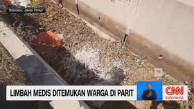 Limbah Medis Ditemukan Warga di Parit