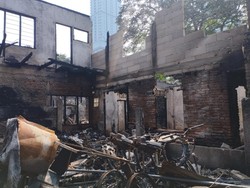Penampakan 3 Rumah Ludes Akibat Kebakaran di Kebon Melati Jakpus