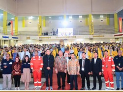 Mahasiswa Unsri Ikuti kuliah Umum Tentang Kepemimpinan-Kolaborasi