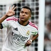 Soccer Football - LaLiga - Real Madrid v Real Sociedad - Estadio Santiago Bernabeu, Madrid, Spain - August 26, 2026 Real Madrid's Kylian Mbappe celebrates scoring their fourth goal to complete his hat-trick REUTERS/Juan Barbosa     TPX IMAGES OF THE