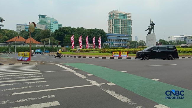 Ada Demo di DPR, Kawasan Tugu Tani Lengang-Parkiran Tempat Makan Sepi