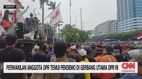 RUU Perampasan Aset, demo DPR, Andre Rosiade, anggota DPR, pendemo DPR, Gedung DPR MPR, aksi mahasiswa, berita politik