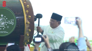 Prabowo Terbang Lagi ke Jombang untuk Penutupan Muktamar NU