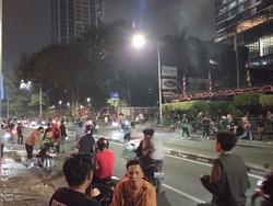 Situasi Kawasan KS Tubun Jakpus Malam Ini, Masih Ada Massa Berkumpul