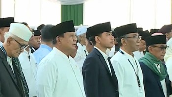Momen Prabowo-Gibran Hadiri Muktamar ke-35 NU di Jombang