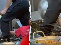 Viral! Pegawai Resto Berdiri di Area Penggorengan Saat Makanan Dimasak
