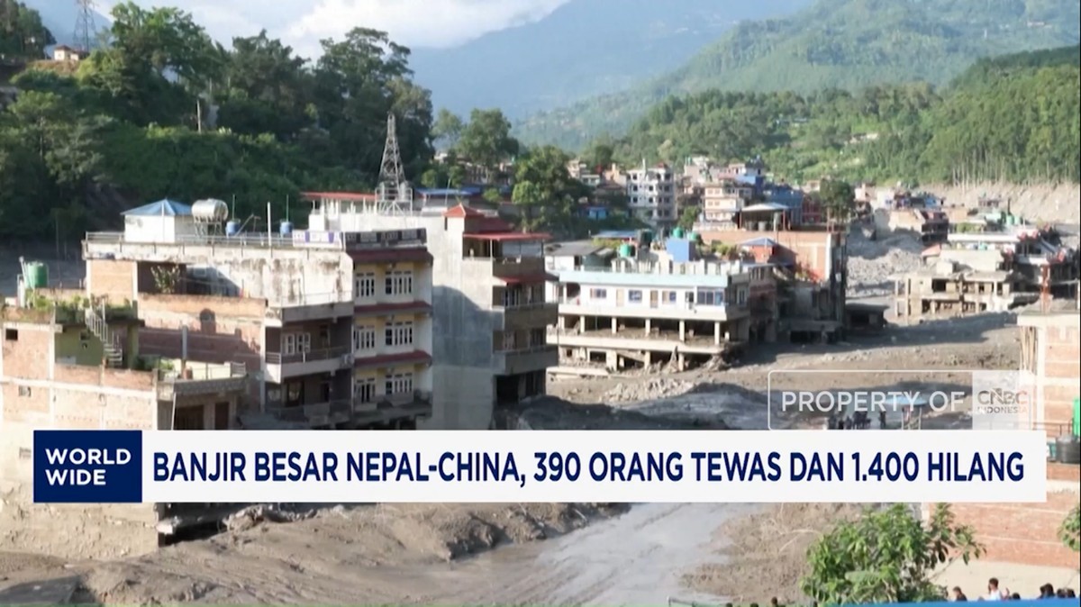 Video: Bencana Banjir Bandang Nepal, 390 Orang Tewas dan 1.400 Hilang