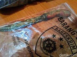Penampakan Golok Bersisik Ikan yang Dipakai Tikam Nelayan Sukabumi