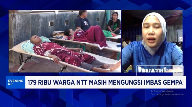 Video:Gempa Susulan Masih Terjadi, Begini Kondisi Ribuan Pengungsi NTT