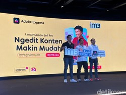 Tak Cuma Kuota, Pelanggan IM3 Bisa Akses Gratis Adobe Express Premium