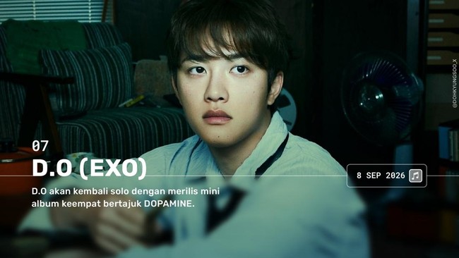 INTIP :  7 Idol Kpop Comeback September 2026