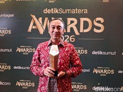Kapolda Sumsel Raih detikSumatera Awards Kategori Keamanan-Ketahanan Energi